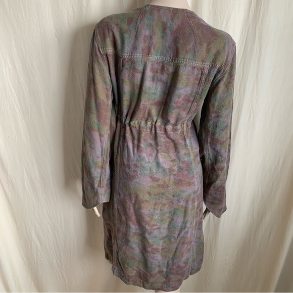 Isabel Marant Etoile earth toned tie dye linen viscose dress - Picture 13 of 16